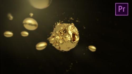 Videohive - Golden Liquid Logo Reveal- Premiere Pro