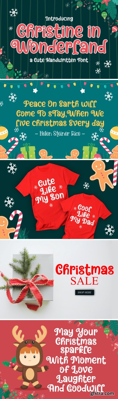 Christine in Wonderland Font