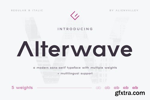 Alterwave - Font Family