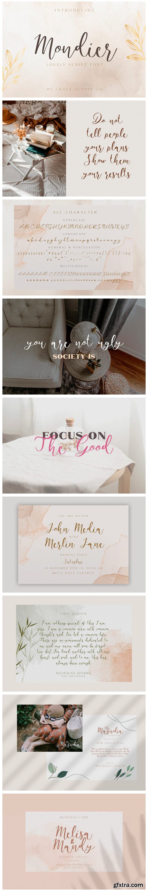 Mondier Font Mondier Font