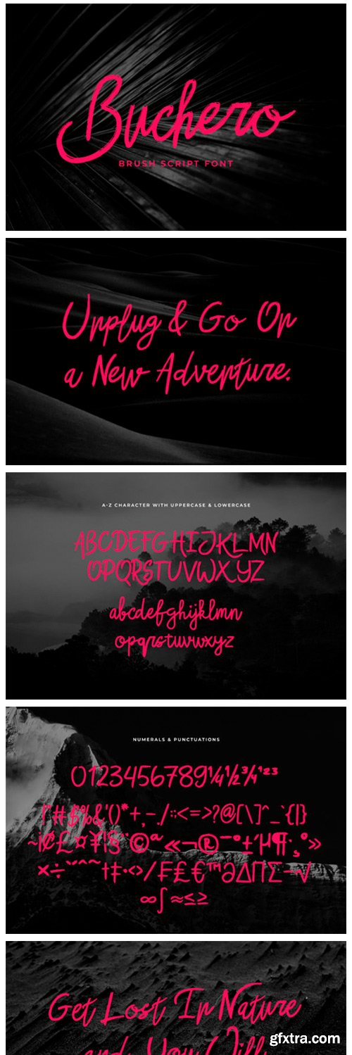 Buchero Font Buchero Font