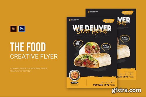 Food Deliver - Flyer Food Deliver - Flyer