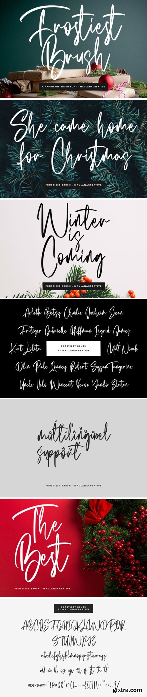 Frostiest Brush Font