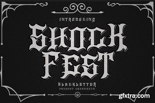 ShockFest Blackletter Font