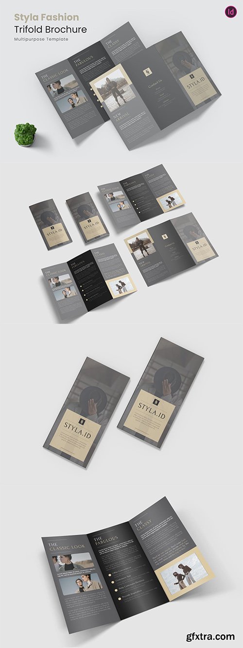 Styla Fashion Trifold Brochure