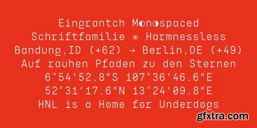 Eingrantch Mono Font Family