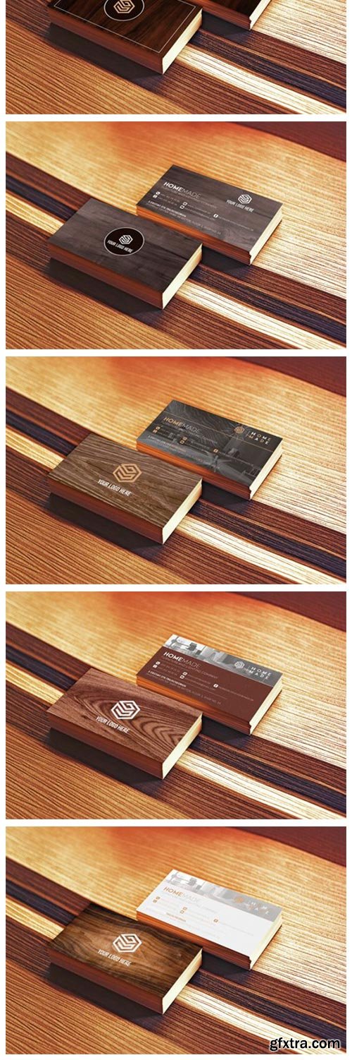 Wooden Business Card Pack [Horisont] 6039062