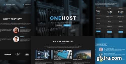 ThemeForest - Onehost v1.1.2 - One Page Responsive Hosting Template - 7489042