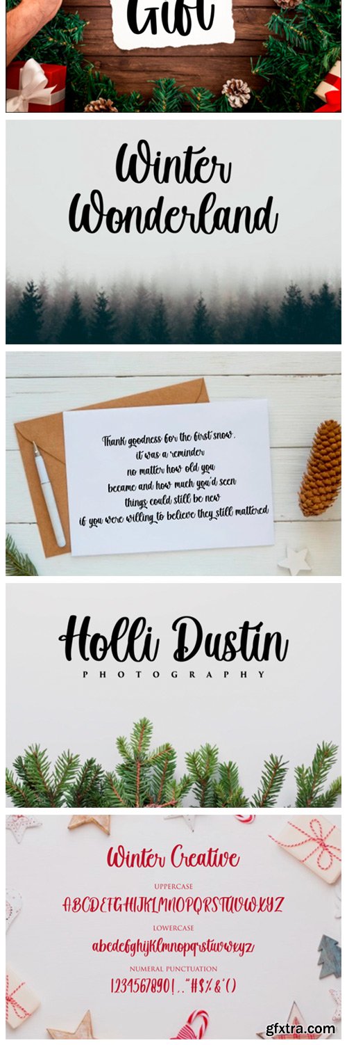 Winter Creative Font Winter Creative Font