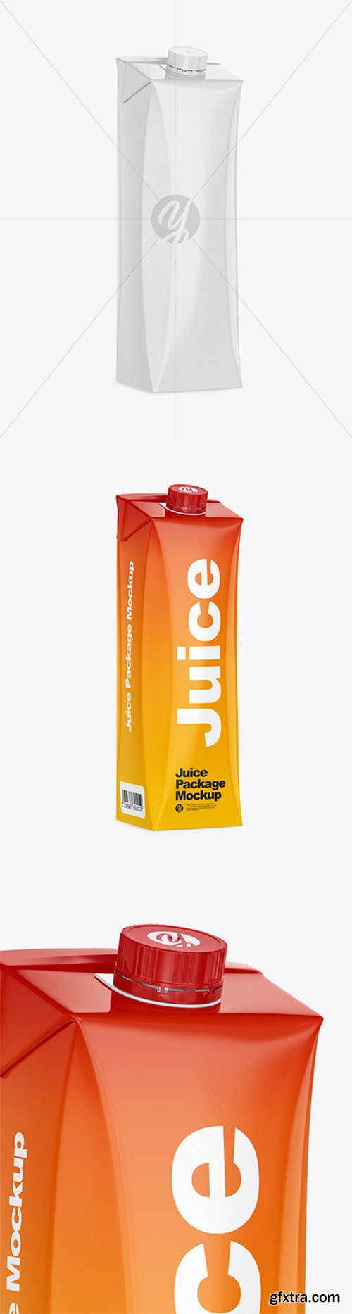 Glossy Juice Carton Package Mockup 59566 Glossy Juice Carton Package Mockup 59566