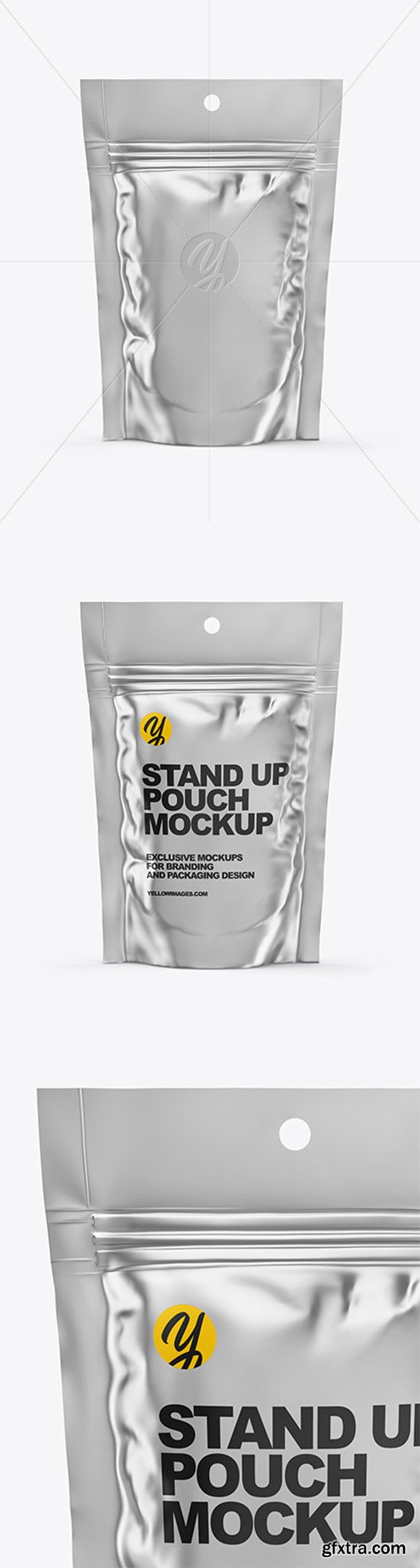 Metallic Vacuum Pouch Mockup 57570