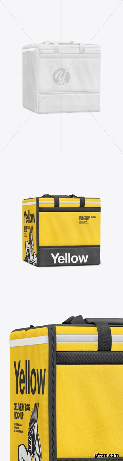 Leatherette Delivery Bag Mockup 66105