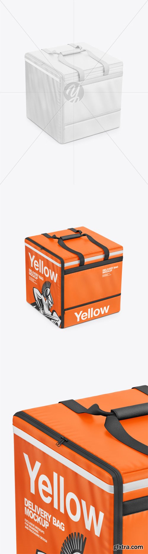 Vinyl Delivery Bag Mockup 66202