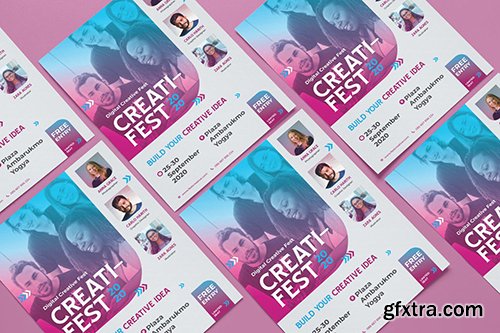 Modern Geometric Creative Business V2 - Flyer