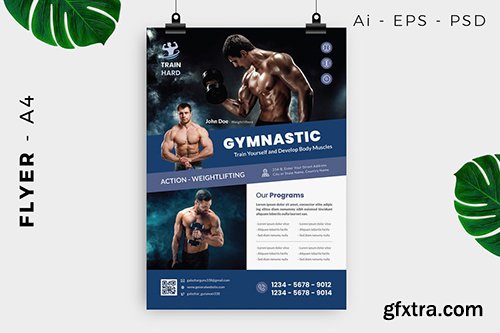 Gymnastic Body Building Flyer Design Gymnastic Body Building Flyer Design