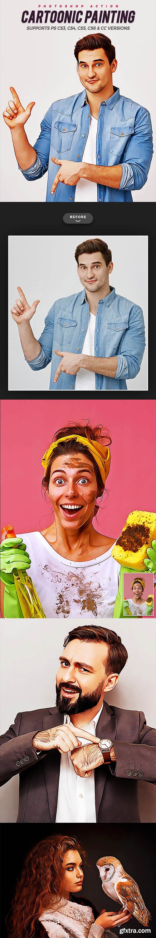 GraphicRiver - Cartoonic Painting 28408578