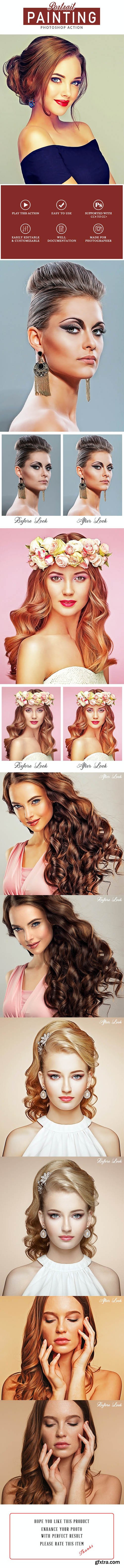 GraphicRiver - Portrait Painting Photoshop Action 28403905