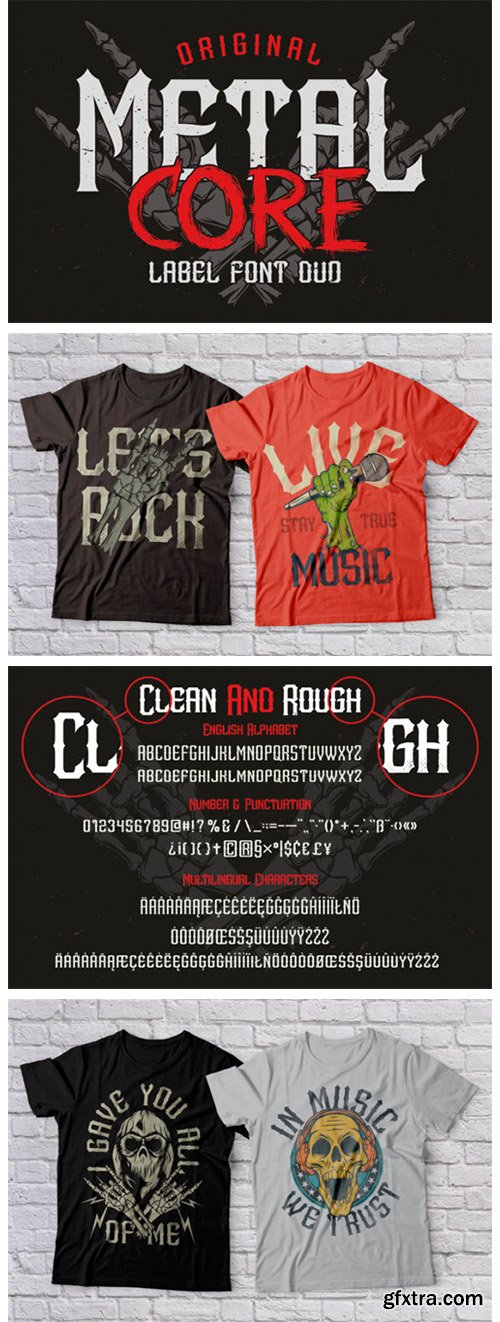 Metal Core Font Metal Core Font