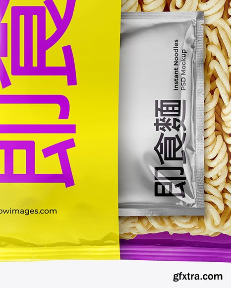 Instant Noodles Pack Mockup 68719