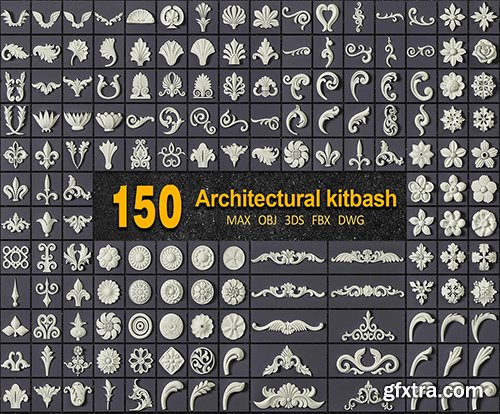 Cuberbrush - 150 ARCHITECTURAL KITBASH VOL 01 Cuberbrush - 150 ARCHITECTURAL KITBASH VOL 01