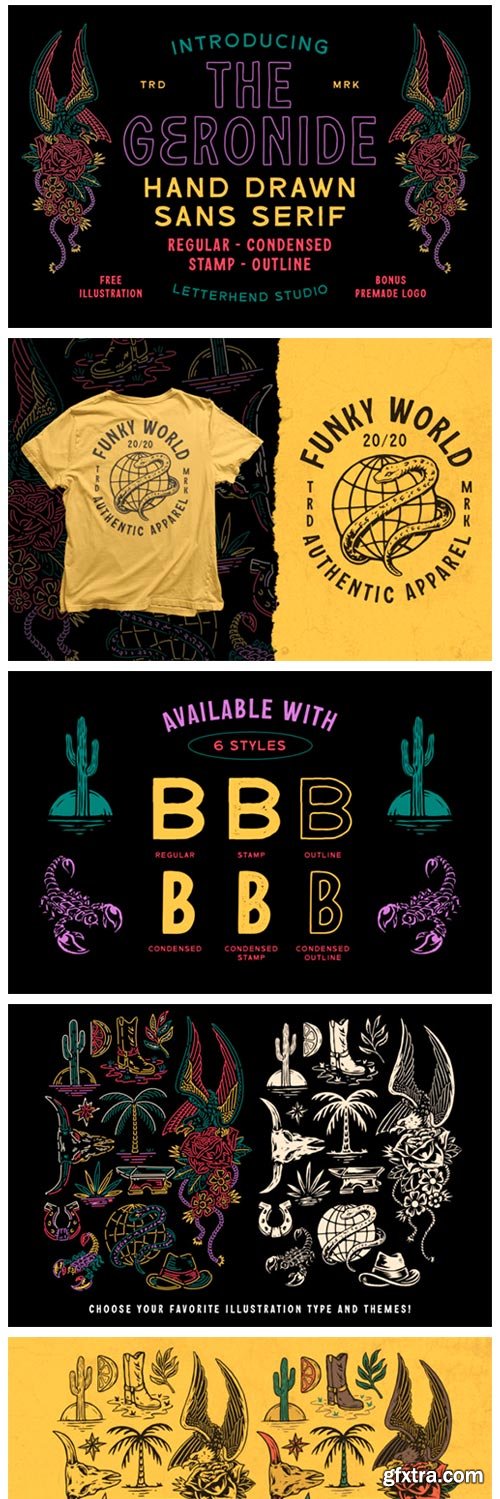 The Geronide Font The Geronide Font