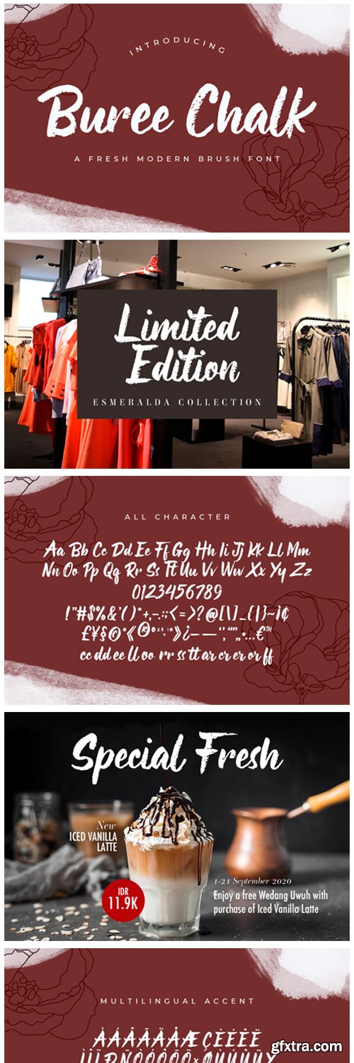 Buree Chalk Font Buree Chalk Font