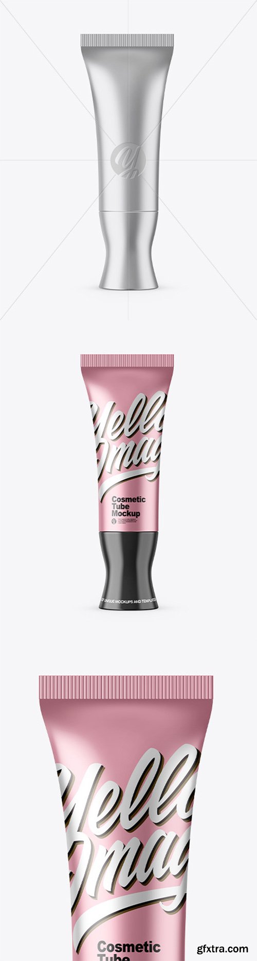 Matte Metalic Cosmetic Tube Mockup 66533