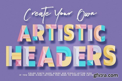 Decorative Geometry - Color SVG Font