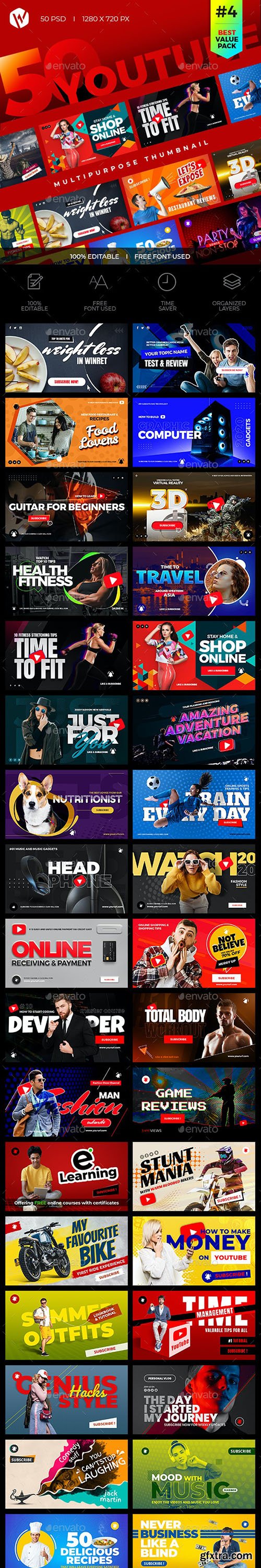 GraphicRiver - 50 Youtube Thumbnail 28535474