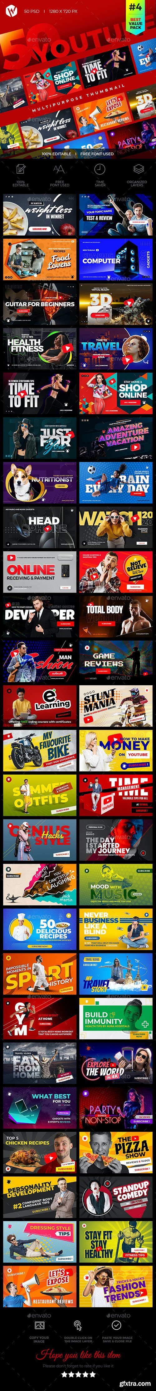 GraphicRiver - 50 Youtube Thumbnail 28535474