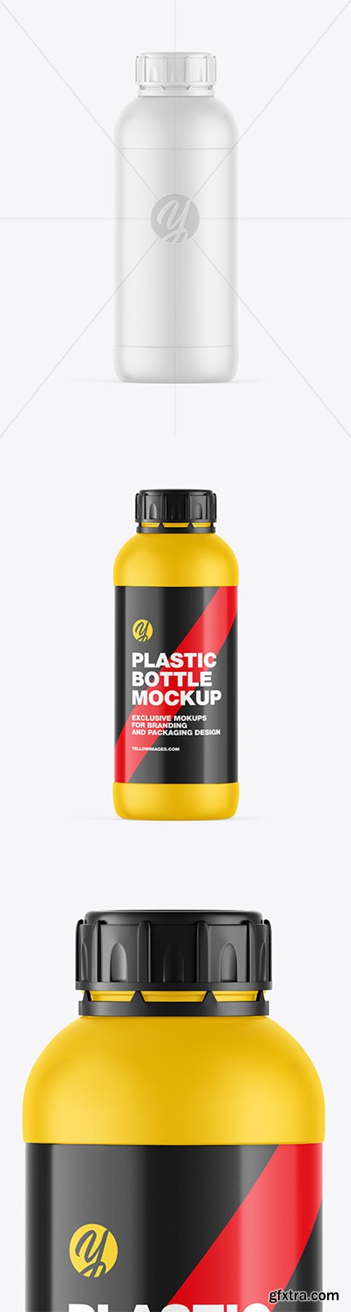 Matte Plastic Bottle Mockup 66467 Matte Plastic Bottle Mockup 66467