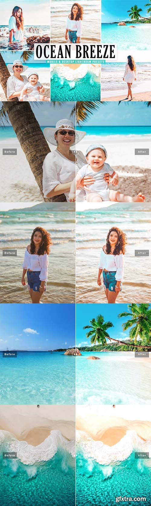 Ocean Breeze Mobile & Desktop Lightroom Presets