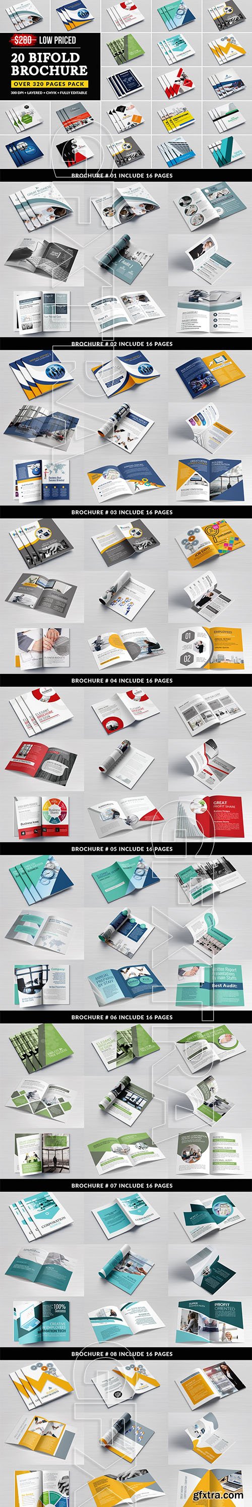 CreativeMarket - Business Brochure Bundle 20 Template 5204989