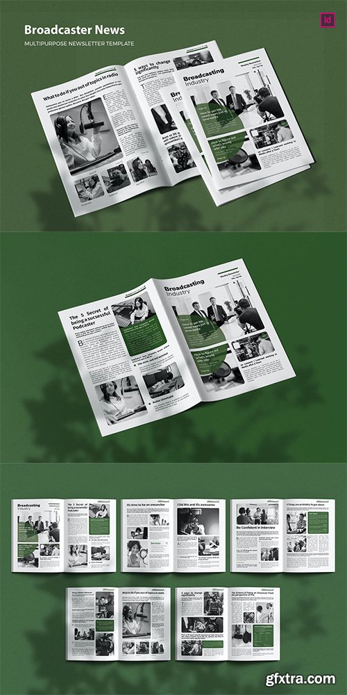 BroadcasterNews - Newsletter Template