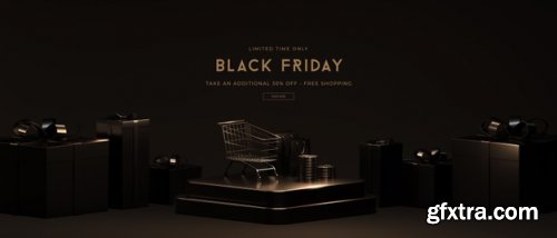 Black friday sale mockup