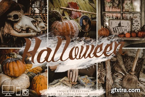 DesignBundles - 10 Halloween presets & Horror Lightroom presets