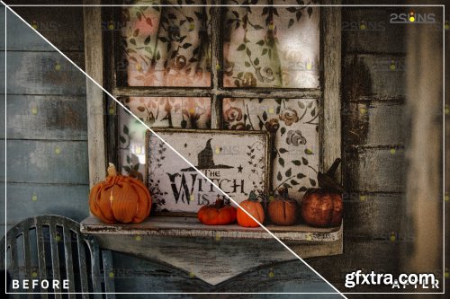 DesignBundles - 10 Halloween presets & Horror Lightroom presets
