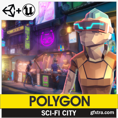 POLYGON - Sci-Fi City Pack 