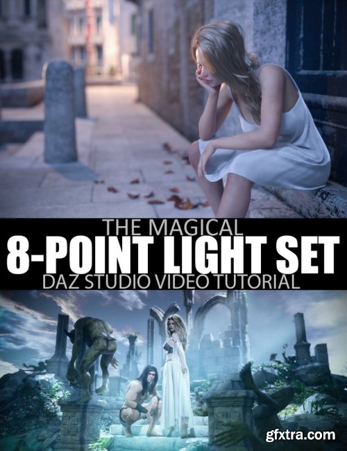  The Magical 8-Point Light Set - DAZ Studio Tutorial