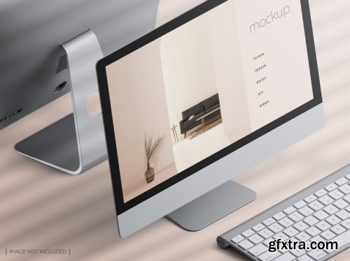 Isometric responsive devices screen mockup