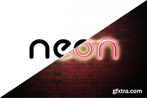 CreativeMarket - Neon Text Effect Affinity Designer 4983521