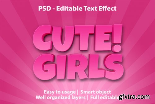 Text style effect template