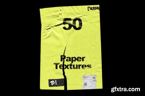 CreativeMarket - Wrinkle Paper Mockup Vintage 5399468