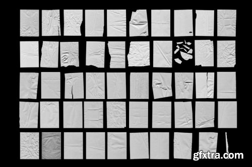 CreativeMarket - Wrinkle Paper Mockup Vintage 5399468