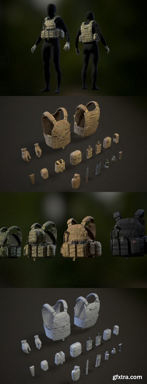 Military Soldier Vest