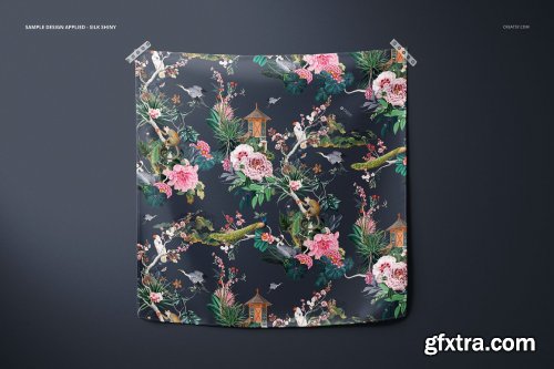 CreativeMarket - Furoshiki Fabric Wrap 2 Mockup Set 5324316