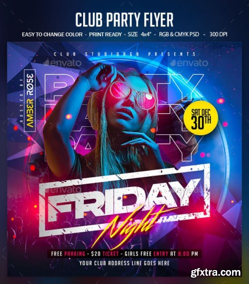 GraphicRiver - Club Party Flyer 28938463