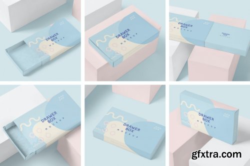 Drawer Box Mockups