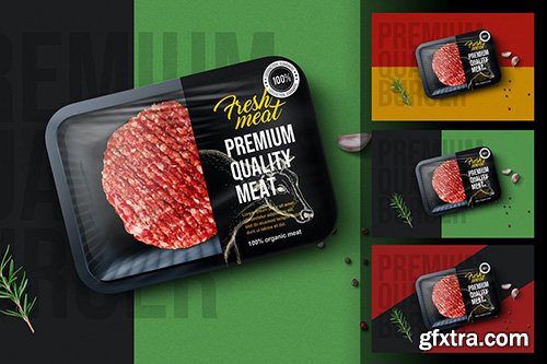Hamburger Package Mockup Hamburger Package Mockup