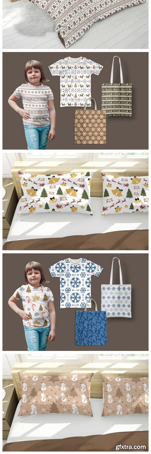 Christmas Seamless Patterns Bundle 6410170